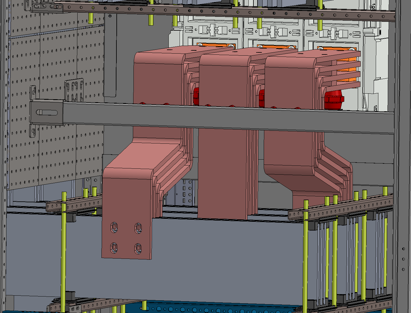 母线 E4.2 W 4000A 0.4kV 100x10x4 铜